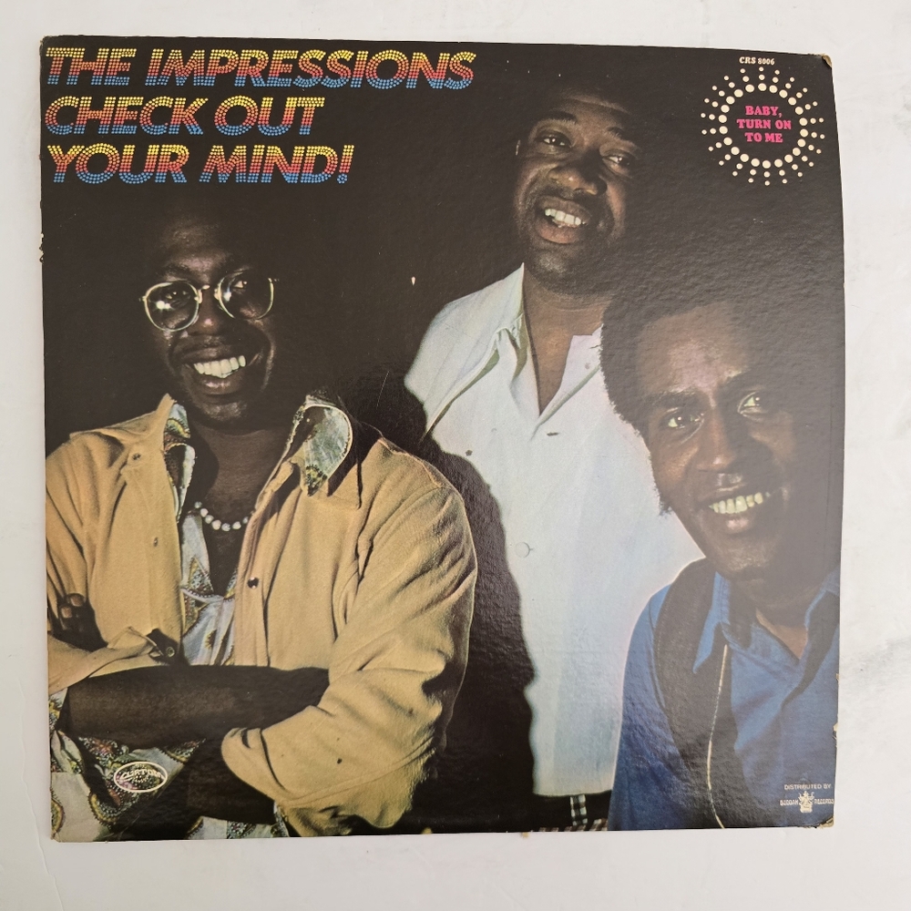 THE IMPRESSIONS check out your mind 1970 LP Curtom‎ Records CSR 8006